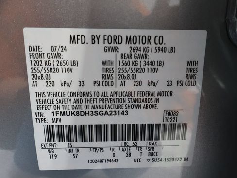 Used 2025 Ford Explorer Active w/ Active Comfort Package AWD/4WD image 34