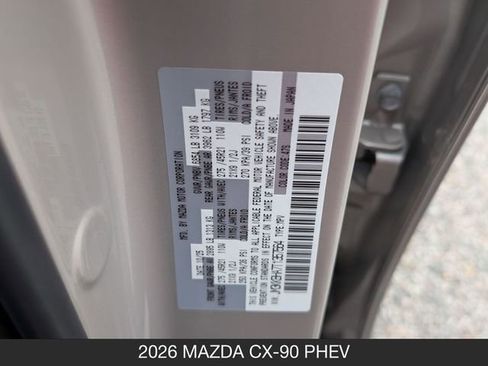 New 2026 MAZDA CX-90 Plug-In Hybrid w/ Preferred AWD/4WD image 32