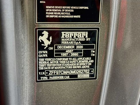 Used 2021 Ferrari 812 GTS RWD image 25