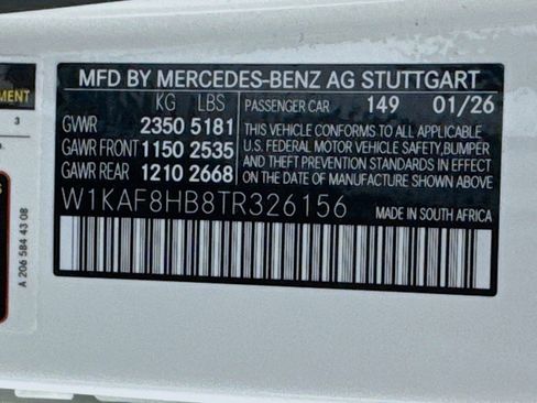 New 2026 Mercedes-Benz C 43 AMG 4MATIC Sedan image 24