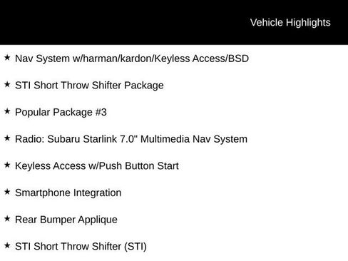 Used 2017 Subaru WRX STI w/ Popular Package #3 image 6