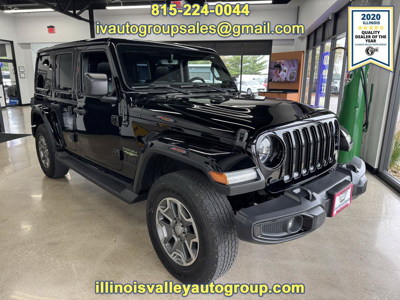 Used 2021 Jeep Wrangler Unlimited Sahara AWD/4WD image 1