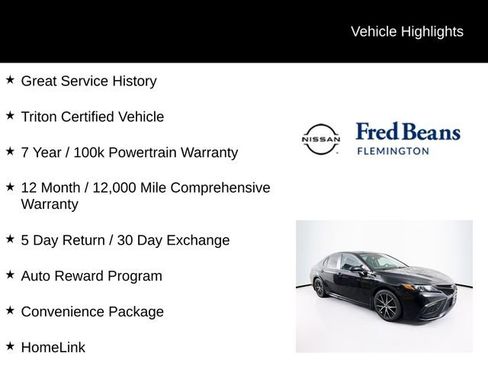 Used 2023 Toyota Camry SE w/ Convenience Package AWD/4WD image 6