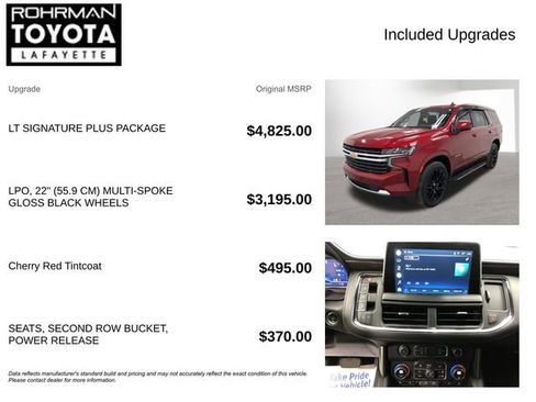 Used 2022 Chevrolet Tahoe LT w/ LT Signature Plus Package AWD/4WD image 4