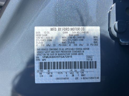 New 2026 Ford Explorer ST-Line w/ ST-Line Street Pack image 30