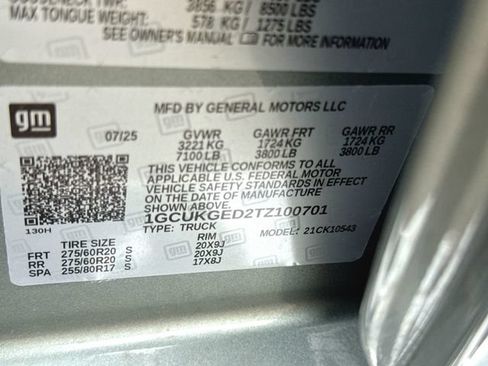 Used 2026 Chevrolet Silverado 1500 LTZ w/ LTZ Premium Package AWD/4WD image 35