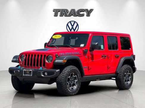 Used 2023 Jeep Wrangler Unlimited Rubicon 4xe w/ Cold Weather Group AWD/4WD image 8