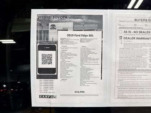 Used 2019 Ford Edge SEL w/ Equipment Group 201A AWD/4WD image 13