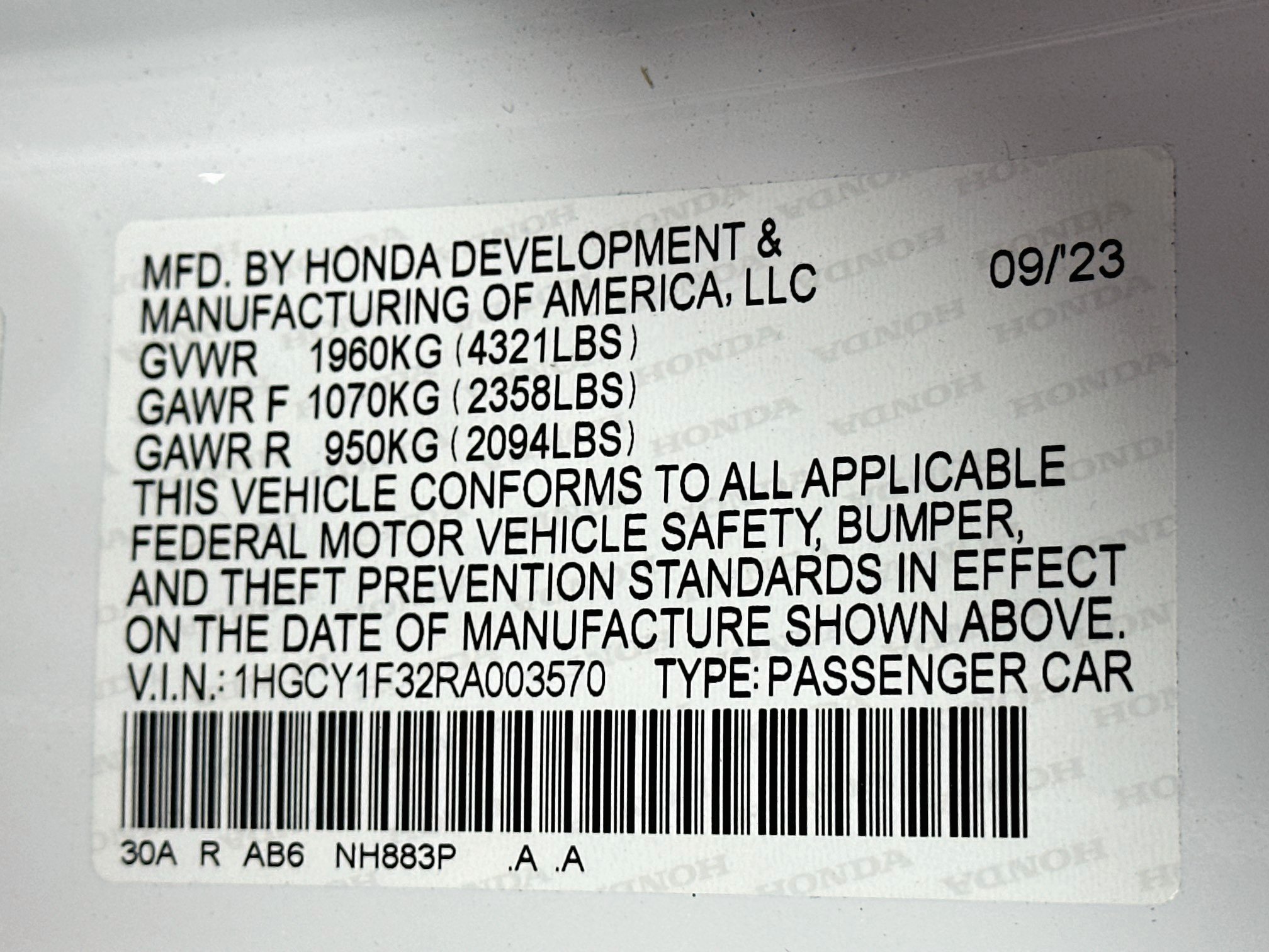 Used 2024 Honda Accord EX image 12
