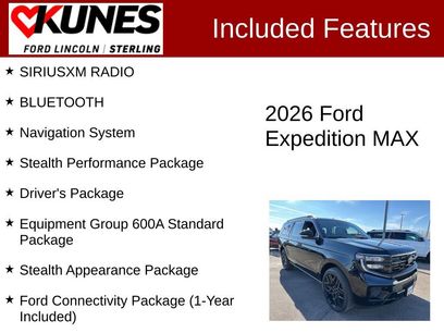 New 2026 Ford Expedition Max Platinum w/ Stealth Performance Package