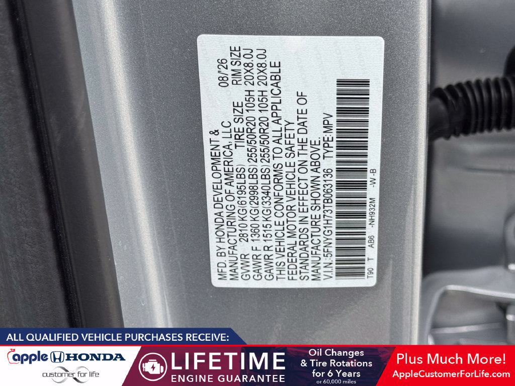 New 2026 Honda Pilot Touring image 29