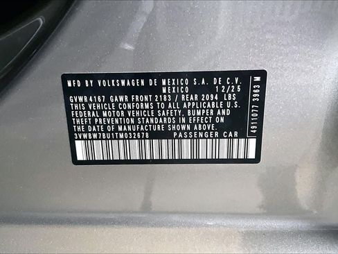 New 2026 Volkswagen Jetta Sport FWD image 19