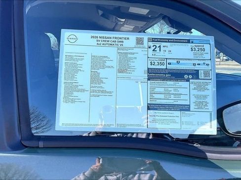 New 2026 Nissan Frontier SV w/ SV Convenience Package RWD image 13