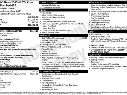 Used 2024 GMC Sierra 2500 AT4 w/ AT4 Premium Plus Package AWD/4WD image 41