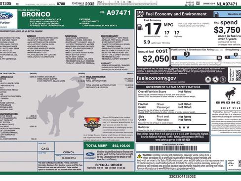 Used 2022 Ford Bronco Badlands image 37