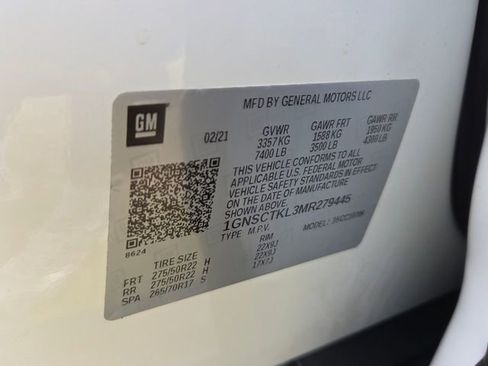 Used 2021 Chevrolet Tahoe High Country RWD image 12