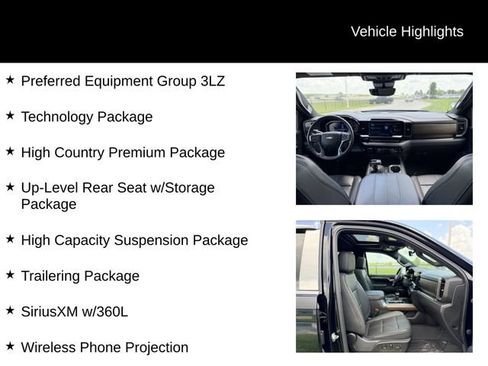 Used 2023 Chevrolet Silverado 1500 High Country w/ High Country Premium Package AWD/4WD image 12