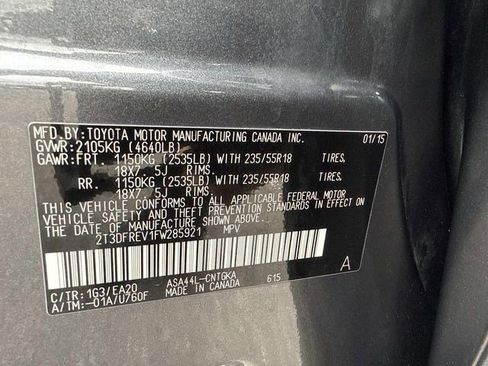 Used 2015 Toyota RAV4 Limited w/ Technology Package image 30