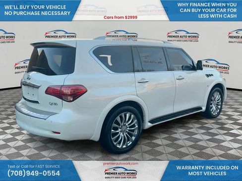 Used 2016 INFINITI QX80 Sport Utility 4D w/ 22" Wheel Package image 4