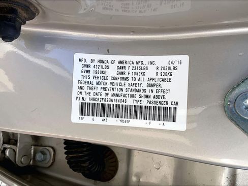 Used 2016 Honda Accord EX-L image 37