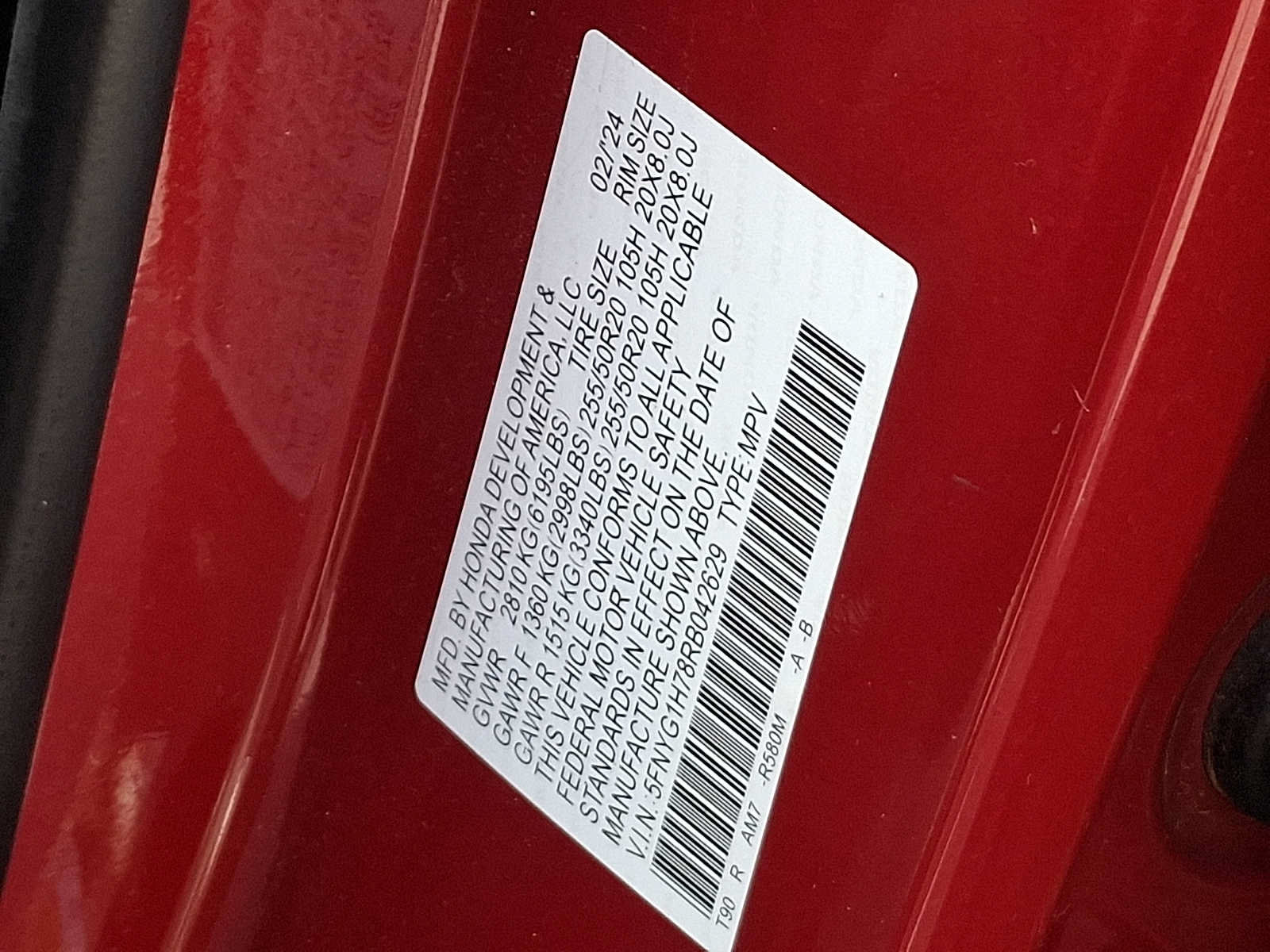 Used 2024 Honda Pilot Touring image 30