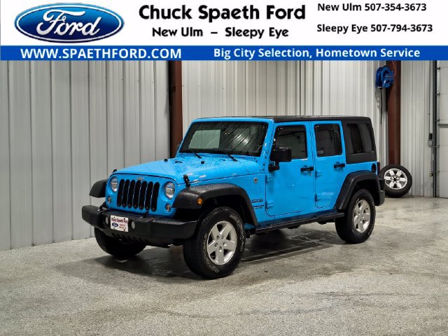 Used 2017 Jeep Wrangler Unlimited Sport w/ Quick Order Package 24S AWD/4WD image 1