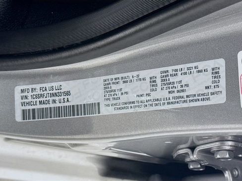 Used 2022 RAM 1500 Laramie w/ Sport Appearance Package image 31