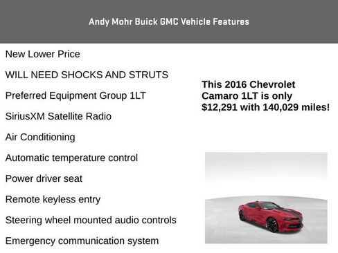 Used 2016 Chevrolet Camaro LT image 4