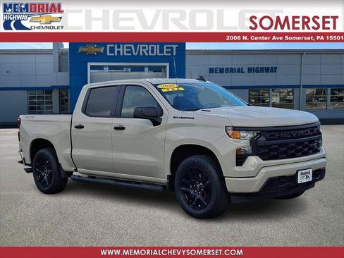 Used 2026 Chevrolet Silverado 1500 Custom w/ Turbomax Blackout Package AWD/4WD image 1