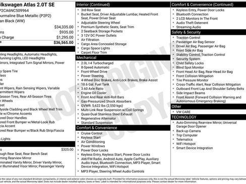 Used 2022 Volkswagen Atlas SE image 6