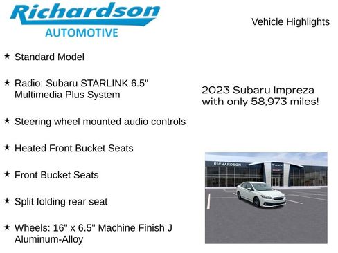 Used 2023 Subaru Impreza 2.0i Premium AWD/4WD image 10