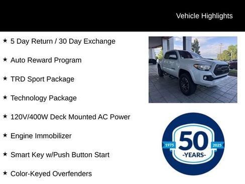 Used 2022 Toyota Tacoma TRD Sport w/ Technology Package AWD/4WD image 8