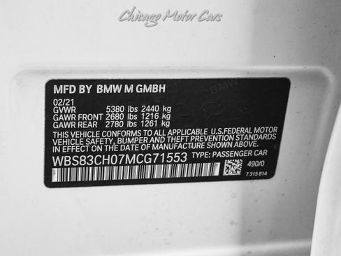 Used 2021 BMW M5 w/ Executive Package AWD/4WD image 72