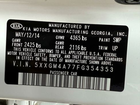Used 2015 Kia Optima LX FWD image 37