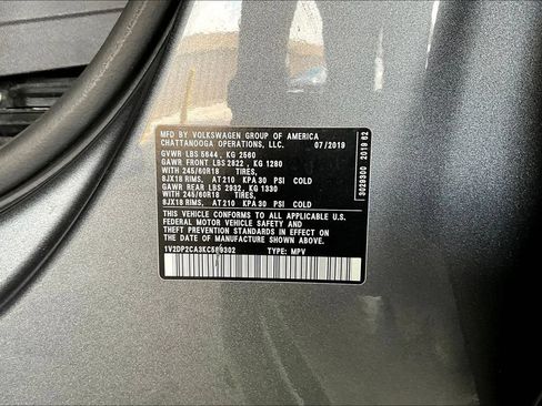 Used 2019 Volkswagen Atlas SE FWD image 17