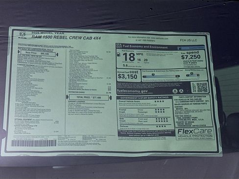 New 2026 RAM 1500 Rebel AWD/4WD image 21