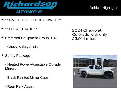 Used 2024 Chevrolet Colorado Trail Boss w/ Advanced Trailering Package image 12