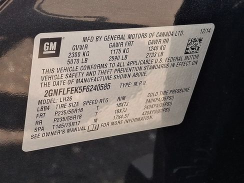 Used 2015 Chevrolet Equinox LT AWD/4WD image 30