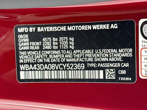 New 2027 BMW 430i Coupe w/ M Sport Package RWD image 32