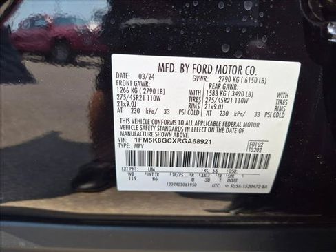 Certified 2024 Ford Explorer ST w/ Equipment Group 401A AWD/4WD image 25