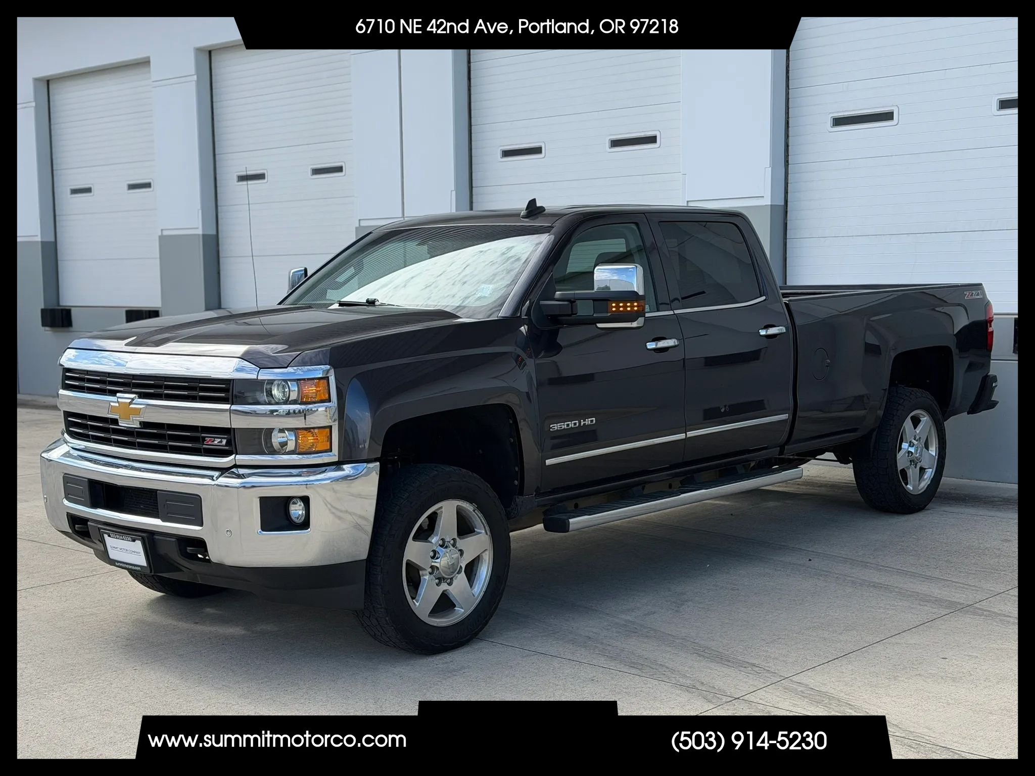 Used 2015 Chevrolet Silverado 3500 LTZ w/ Duramax Plus Package AWD/4WD image 1
