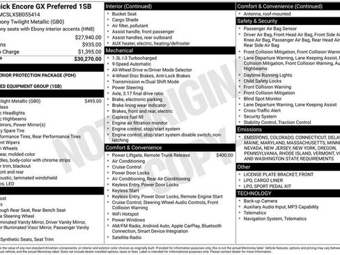 New 2025 Buick Encore GX Preferred image 25