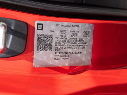 Used 2020 Chevrolet Corvette Stingray Premium Cpe w/ 3LT Preferred Equipment Group image 67