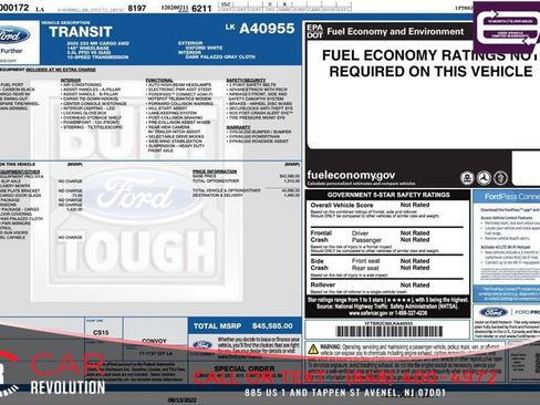 Used 2020 Ford Transit 250 Medium Roof AWD w/ Interior Upgrade Package image 2