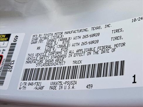 New 2025 Toyota Tundra SR5 image 16