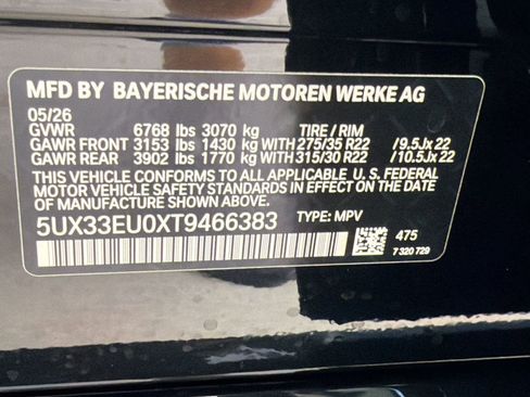 New 2026 BMW X5 M60i AWD/4WD image 19