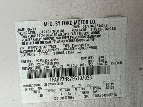 Used 2014 Ford Taurus SEL w/ Equipment Group 201A image 15