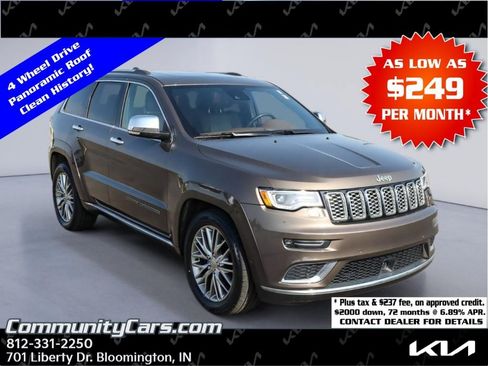 Used 2018 Jeep Grand Cherokee Summit AWD/4WD image 1