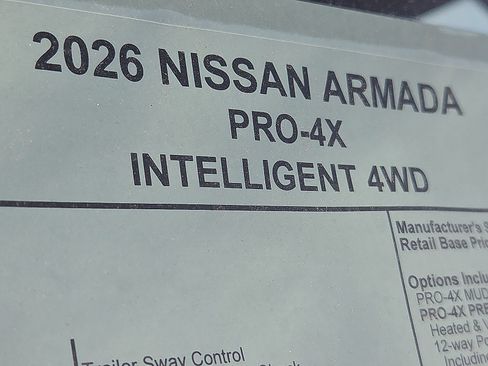 Used 2026 Nissan Armada PRO-4X AWD/4WD image 8