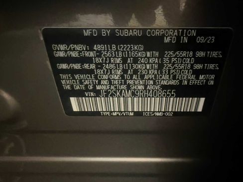 Certified 2024 Subaru Forester Touring w/ Convenience Package image 40